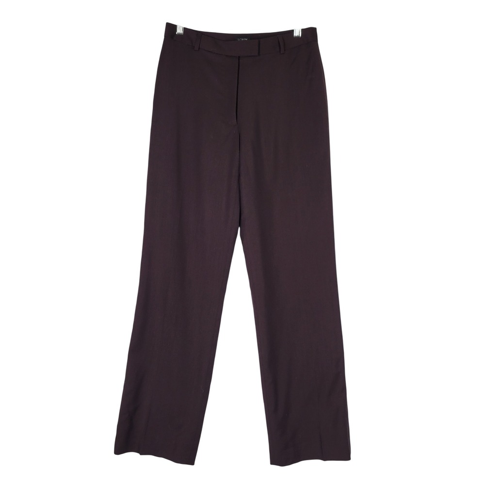 J. Crew Dark Brown Wide-Leg Trousers